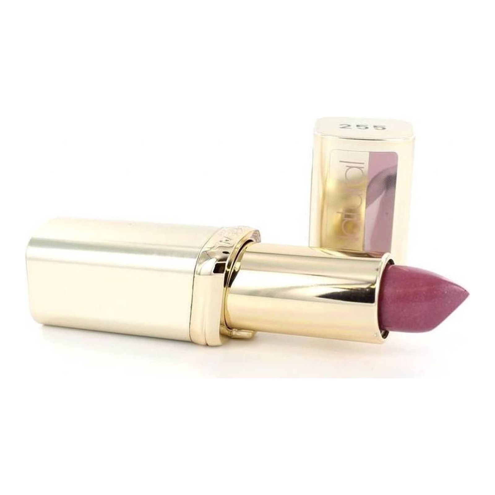 L'Oréal Paris Color Riche Satin Smooth Lipstick, Moisturising Pure Pigment Lip Colour, With Omega 3 & Vitamin E, 255 Blush in Plum