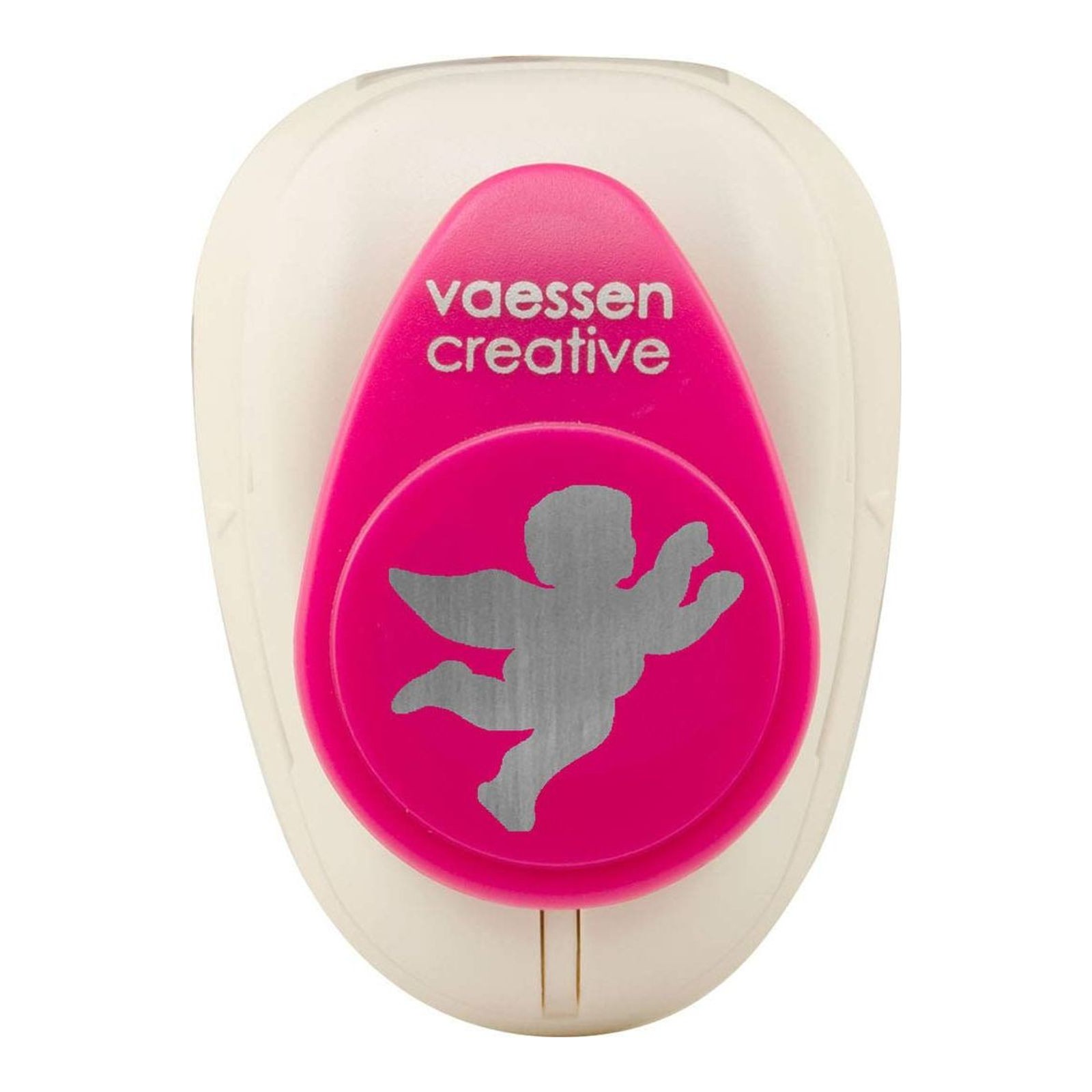 Vaessen Creative Craft Paper Punch - Angel Cherub - 2,4 x 2,1 cm - Circle Cutter for Crafting and Card Making