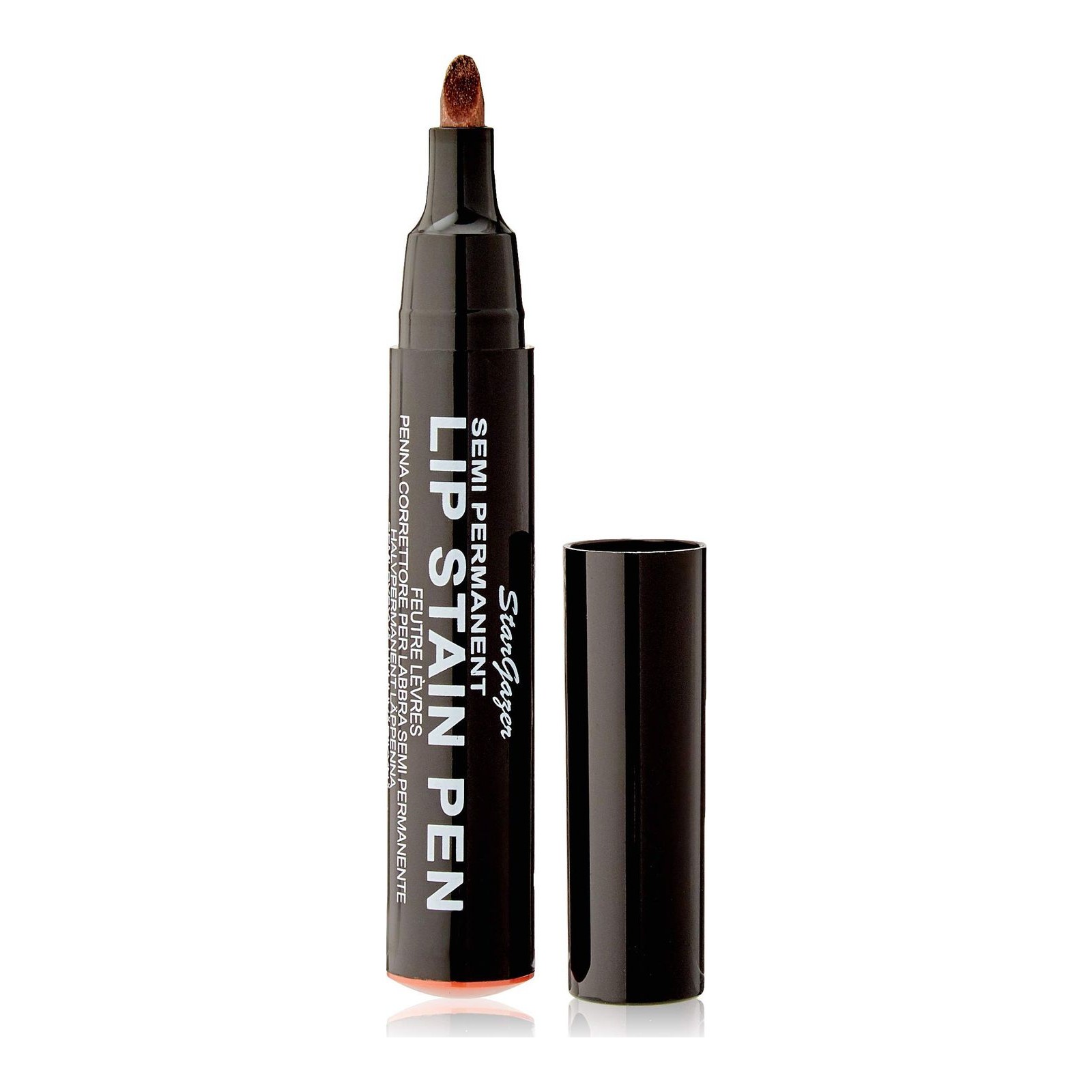 Stargazer Semi-Permanent Vegan Lip Stain Pen 8. Up To 12 Hour Creamy Matte Lip Colour With Reversible Nib
