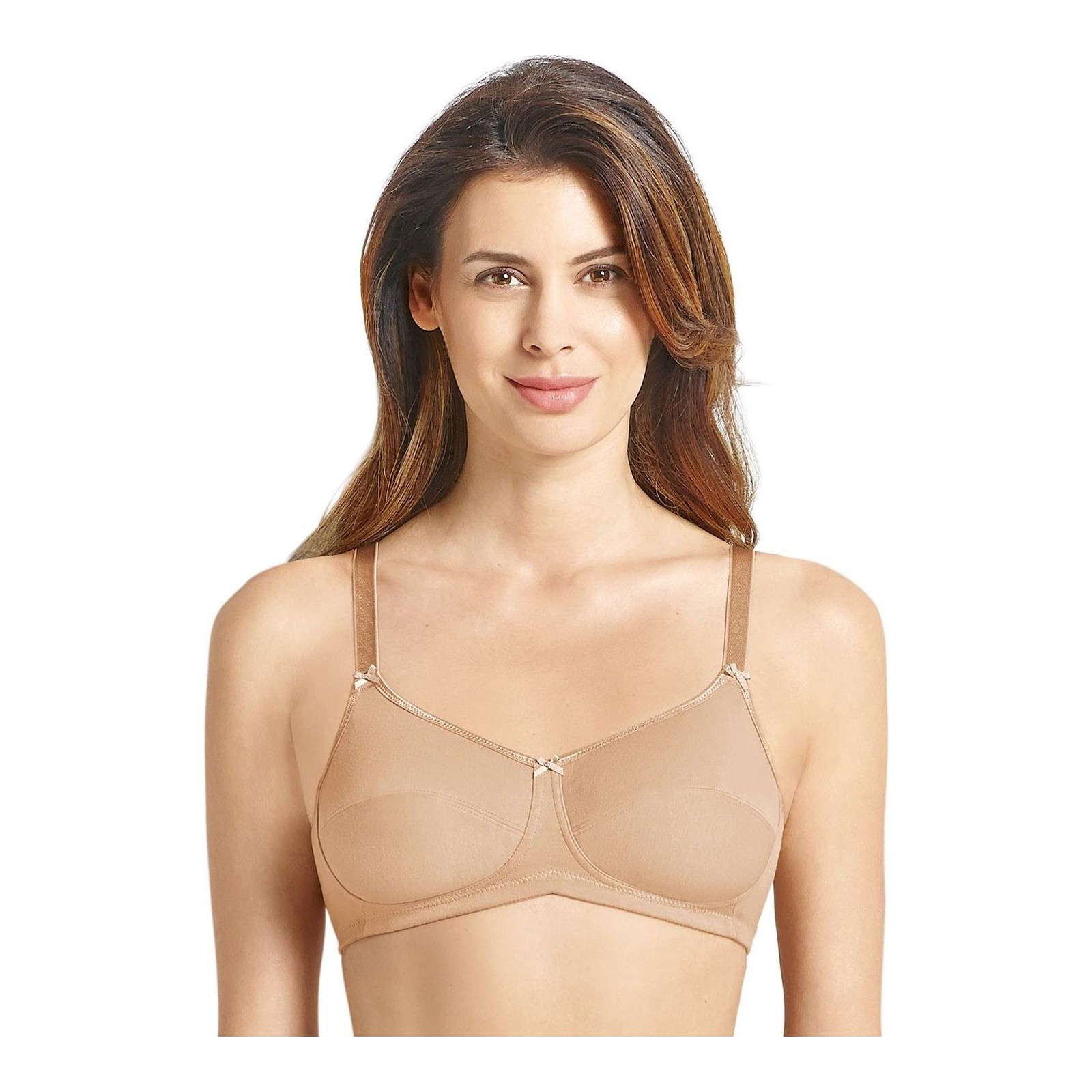 Anita Womens Allie Post Mastectomy Cotton Bra Size 40E in Beige 97% Cotton, 2% Polyamid, 1% Elastane Non-Padded Non-Wired