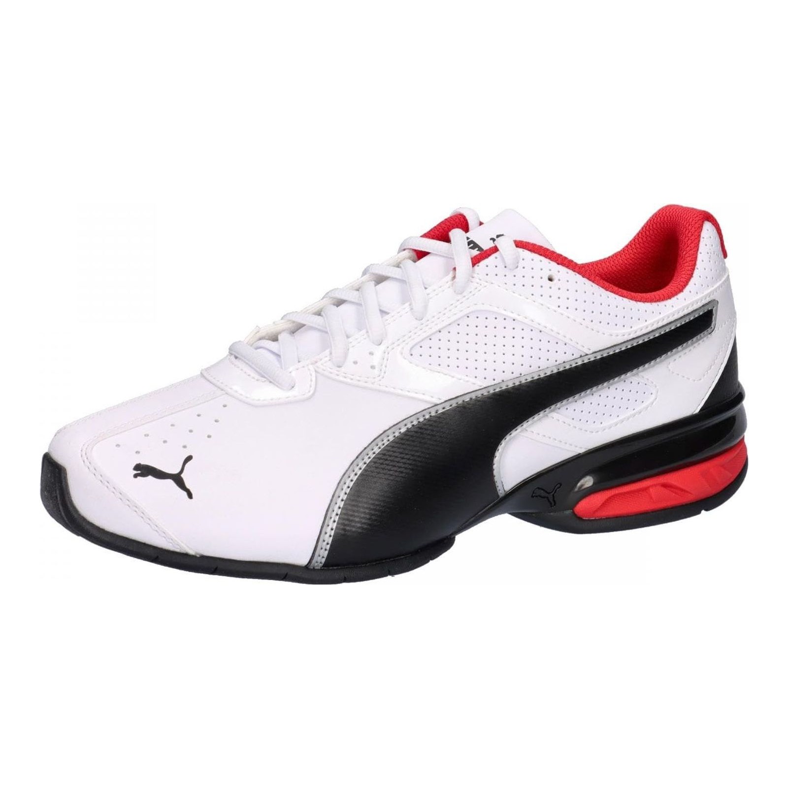 Puma Men Tazon 6 Fm Road Running Shoes, Puma White-Puma Black-Puma Silver, 8.5 UK