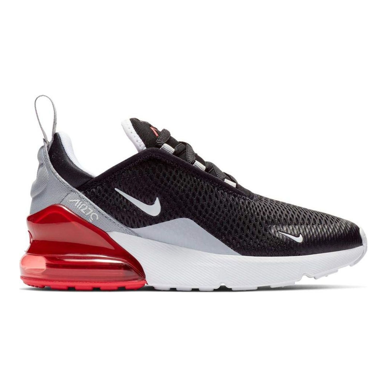 Nike Nike Air Max 270 (Ps), Boy's Track & Field Shoes, Multicoloured (Black / White / Ember Glow / Wolf Grey 013), 11 Child UK (28.5 EU)