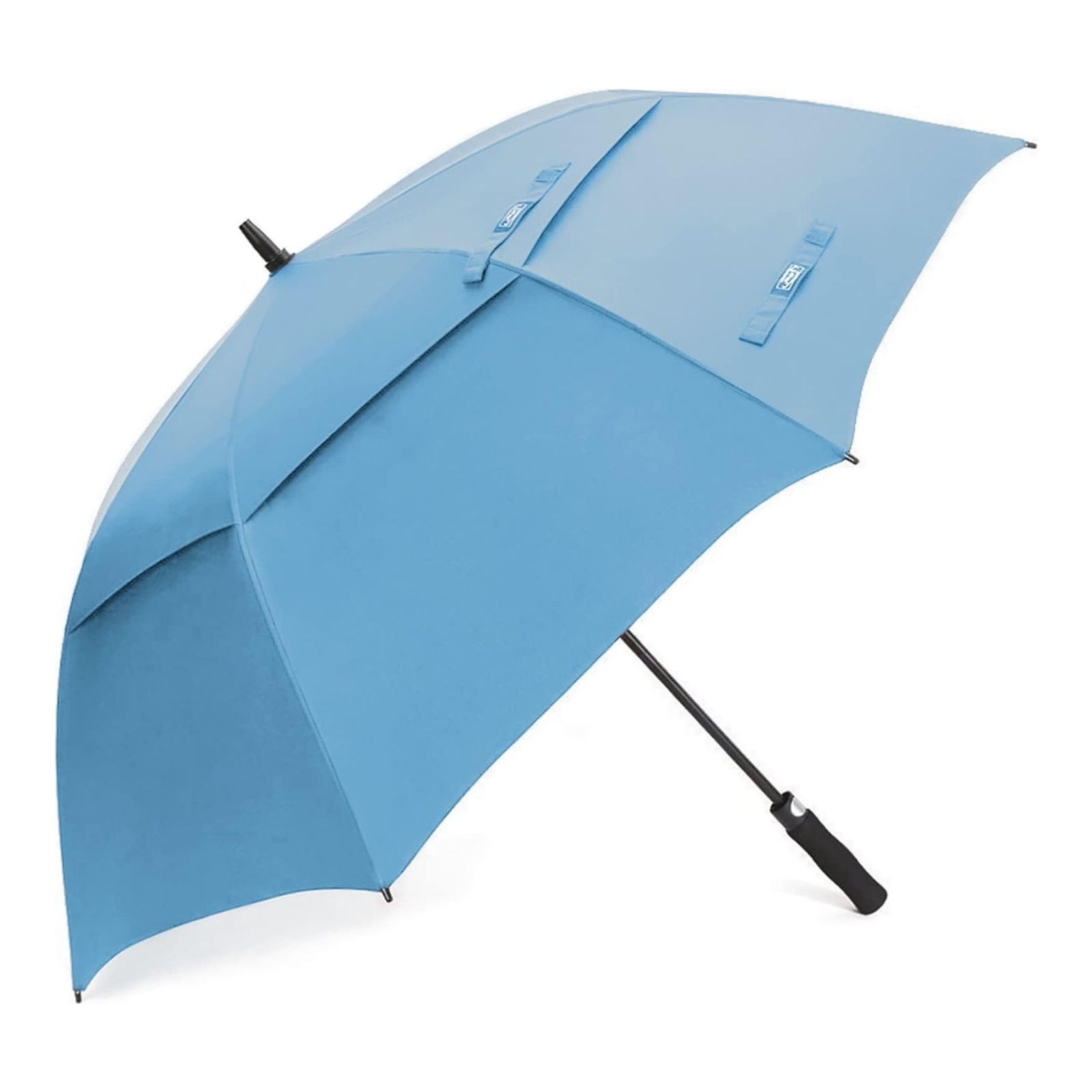 G4Free 55/63/69/72/80 Inch Golf Umbrella Windproof Double Canopy Extra Large Oversize Automatic Open Waterproof Umbrellas(Sky Blue, 55 inch)