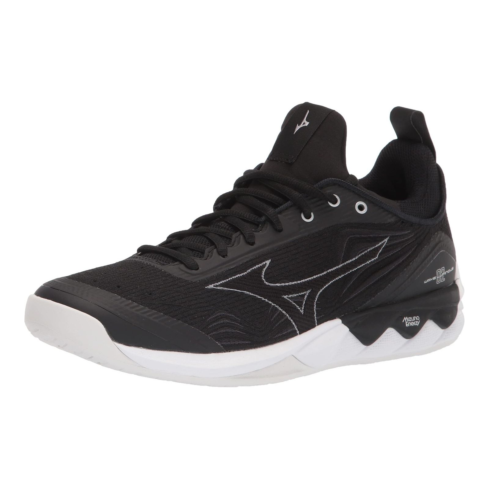 Mizuno Women's Wave Luminous 2 Volleyball Shoe, Black/White, 6.5 UK
