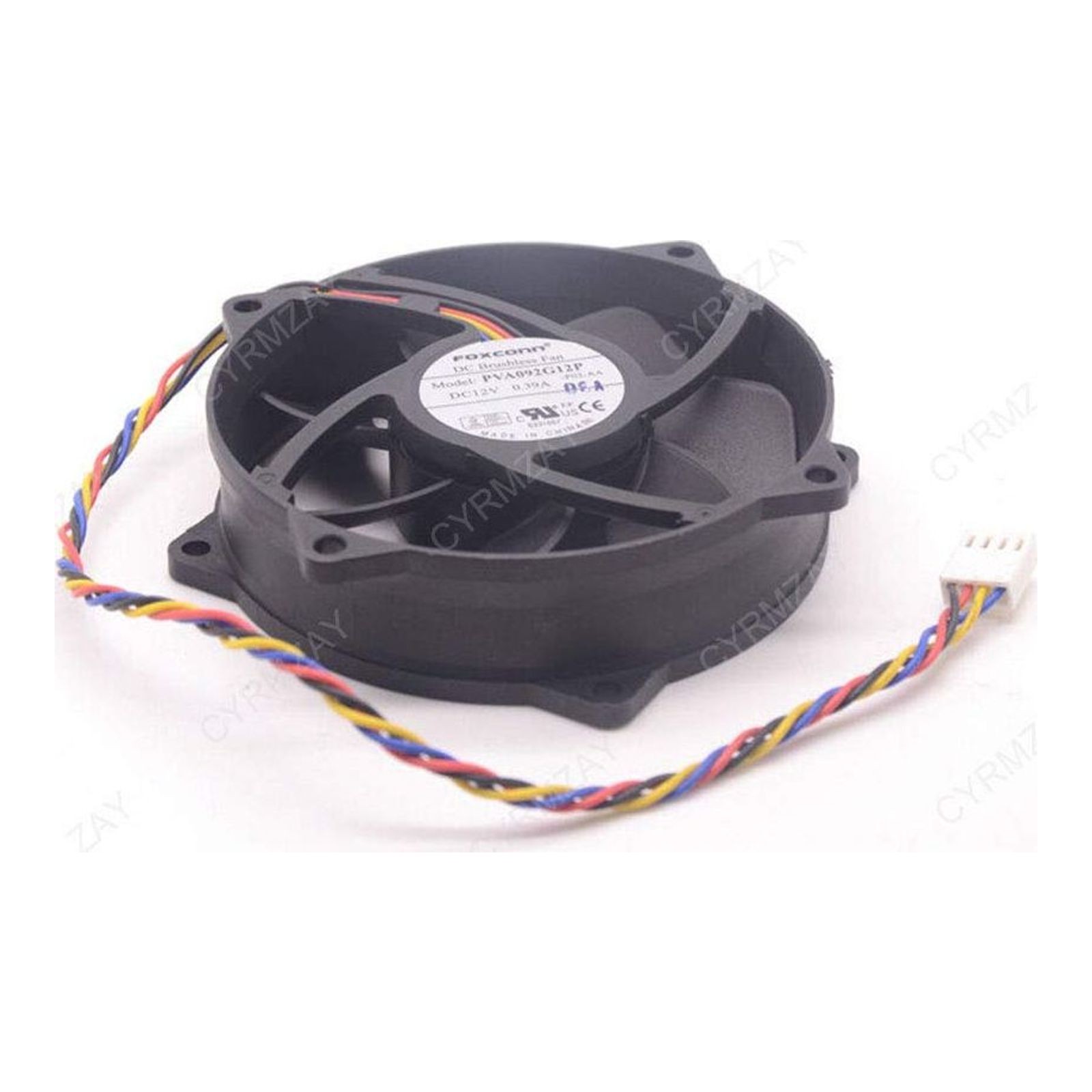 CYRMZAY Compatible for FOXCONN -P02-AA E231557 DC12V 0.39A 95mm 95x95x25mm 4Pin Cooling Fan