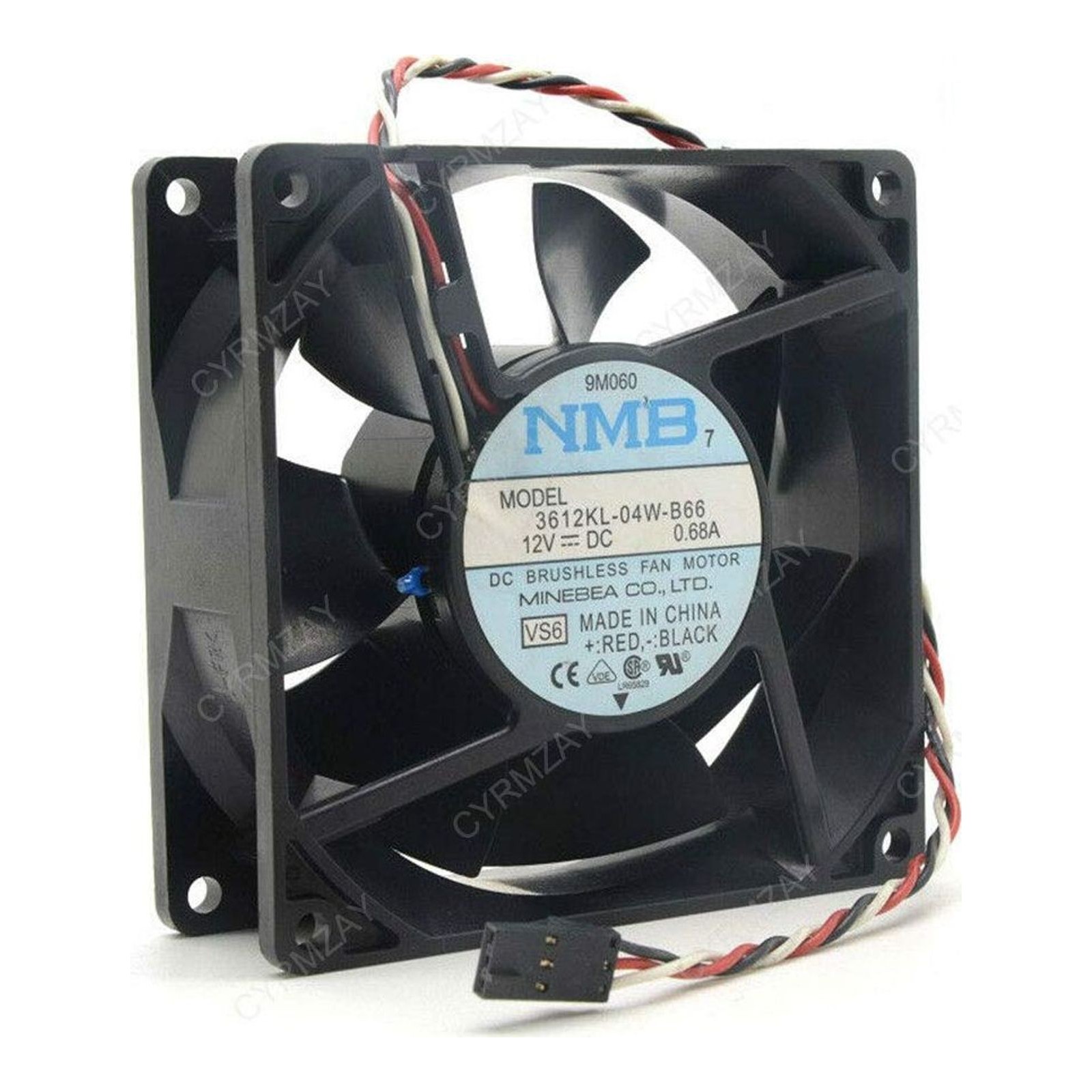 CYRMZAY Compatible for NMB 3612KL-04W-B66 DELL PowerEdge 700 Cooling Fan M1212 6R7