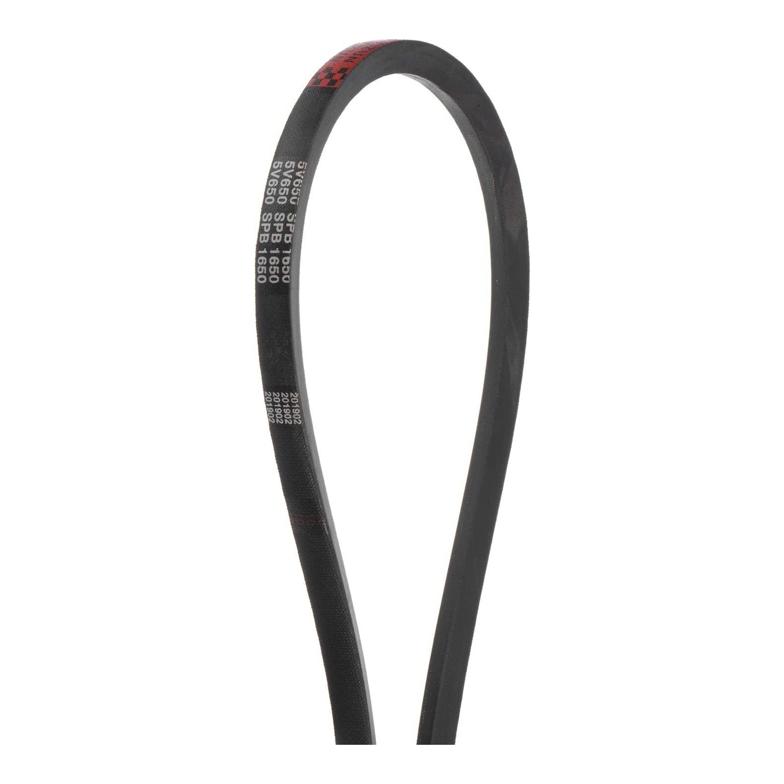 sourcing map SPB-1650 V-Belts Drive Belt 1650mm Pitch Girth 17mm Width 14mm Height Rubber for Power Transmission