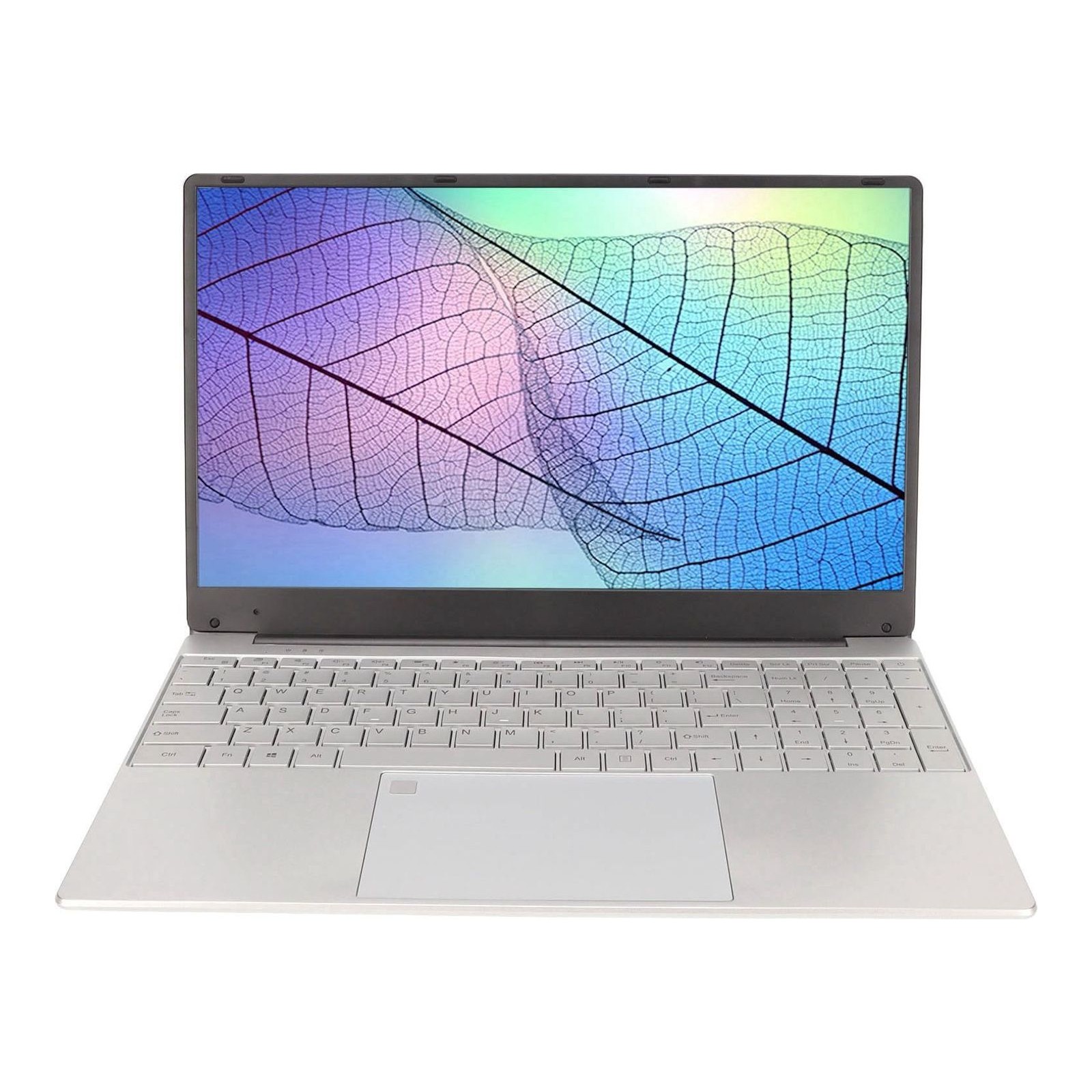 Bewinner 15.6 Inch Laptop, Windows 11 Ultra Thin Laptop LPDDR4 16GB with 1920x1080 IPS HD Screen, Quad Core N5095 CPU Fingerprint Backlit Support Multiple Languages(16+256G)