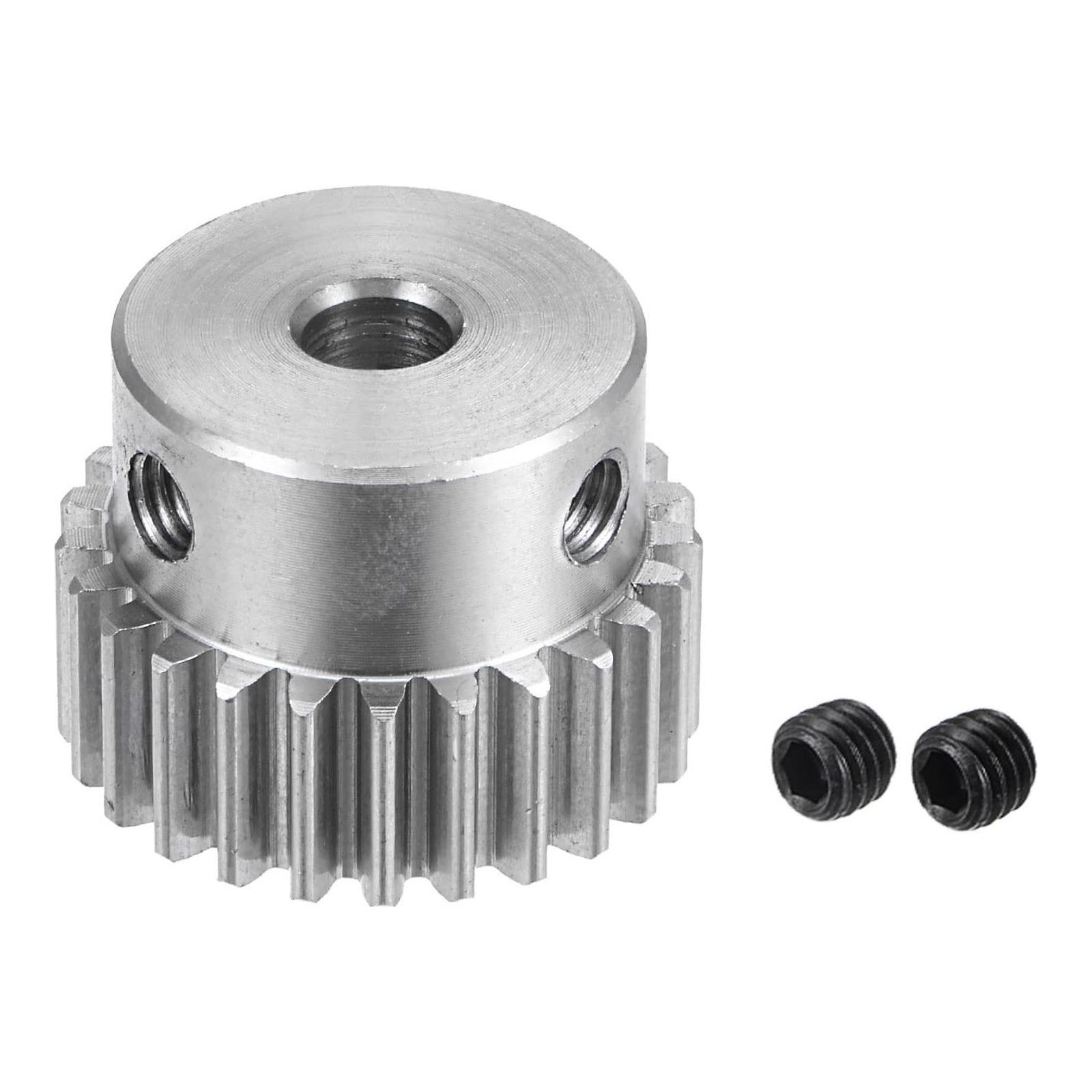 sourcing map 6mm Bore 25T Mod 1 Pinion Gear Stainless Steel Spur Diff Differential Motor Pinion Gear, for RC Car