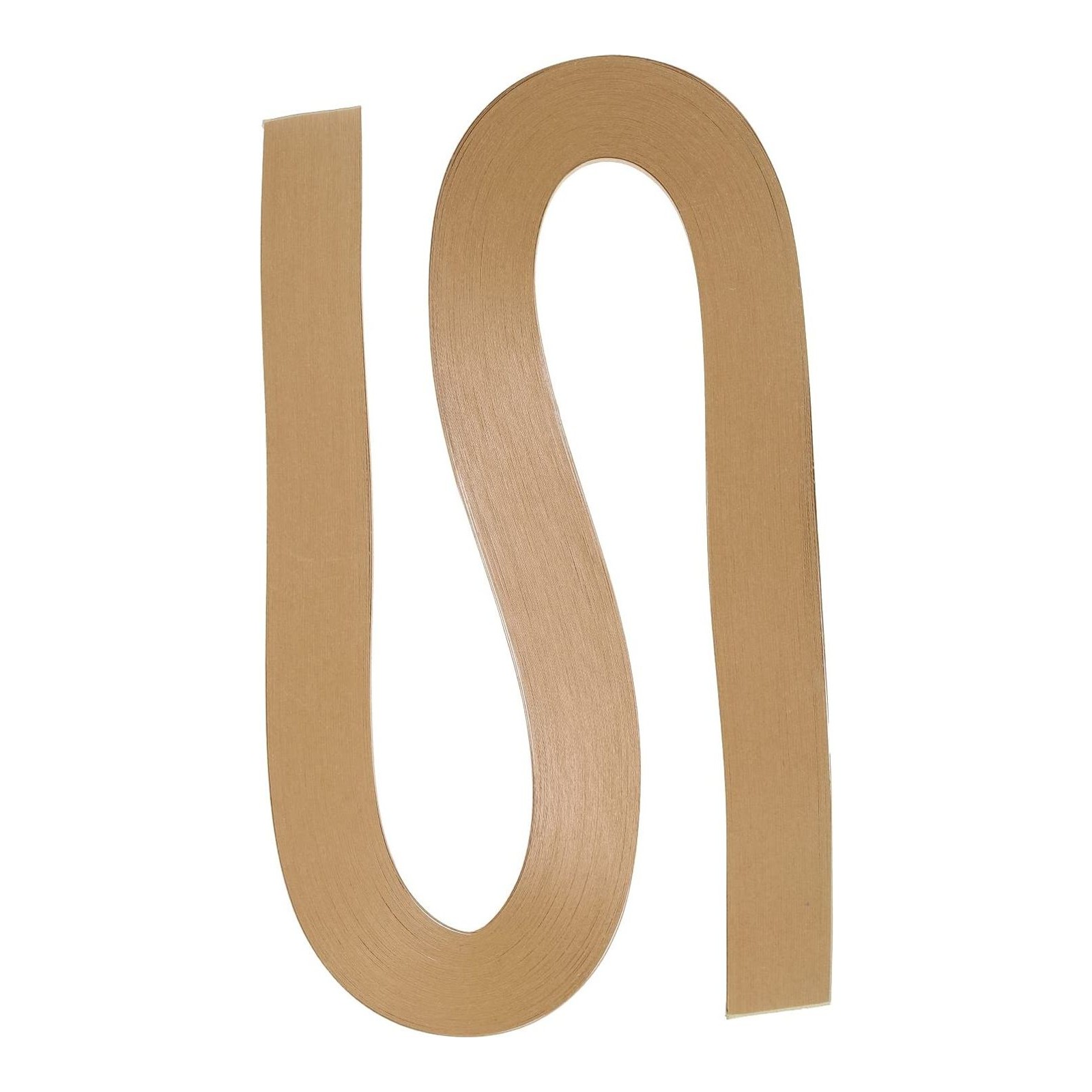 PATIKIL Quilling Strips Paper 120pcs 1/8"(3mm) 54cm Origami Paper Quilling Strip for Art DIY Hand Craft Christmas Light Brown