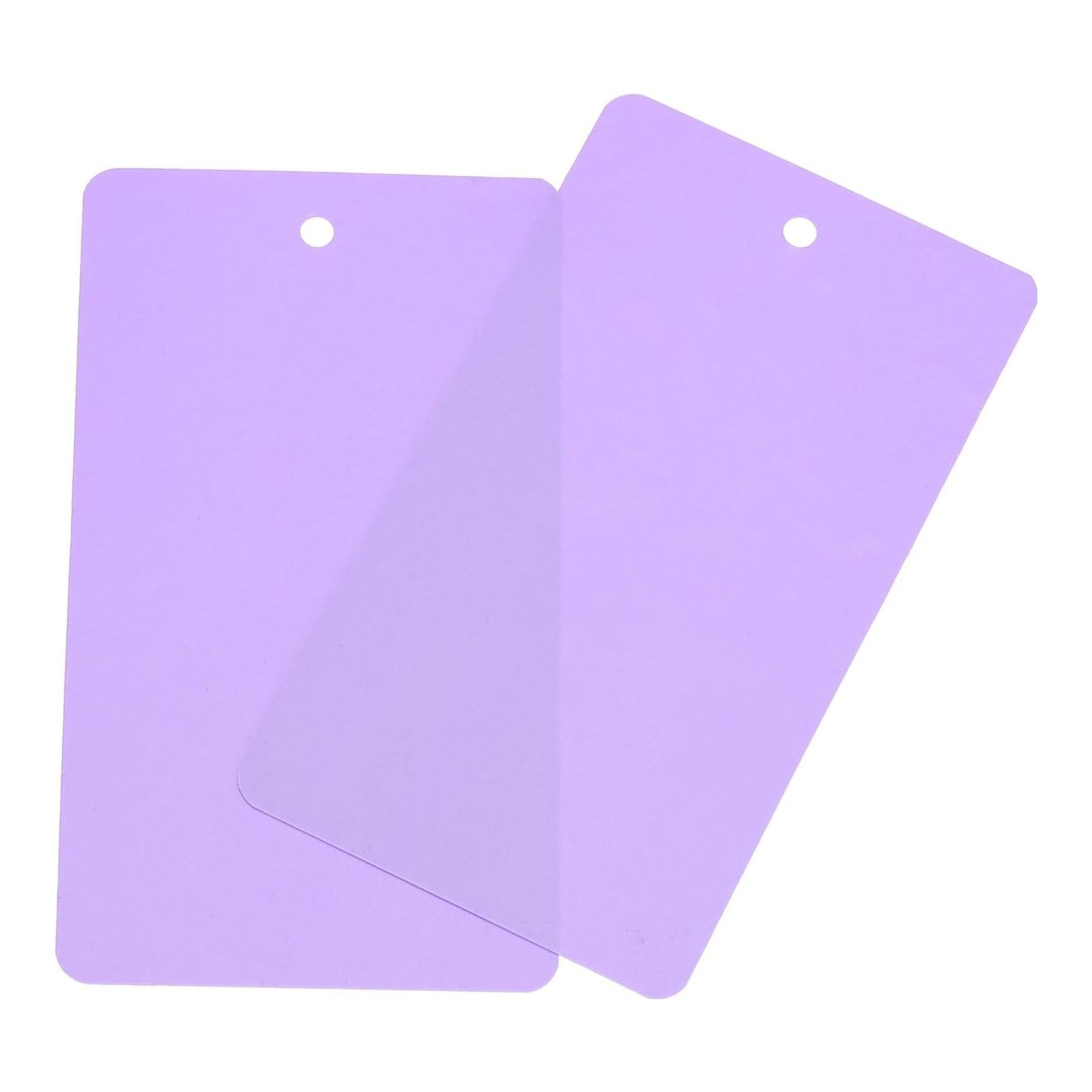 sourcing map Blank Waterproof Eyelet Hole Plastic Shipping Tags,Blank Labeling Tags for Product Identification Tags,Valve Marking,Outdoor Tagging,5x9cm/2 x 3.5 Inch Pack of 100,Purple