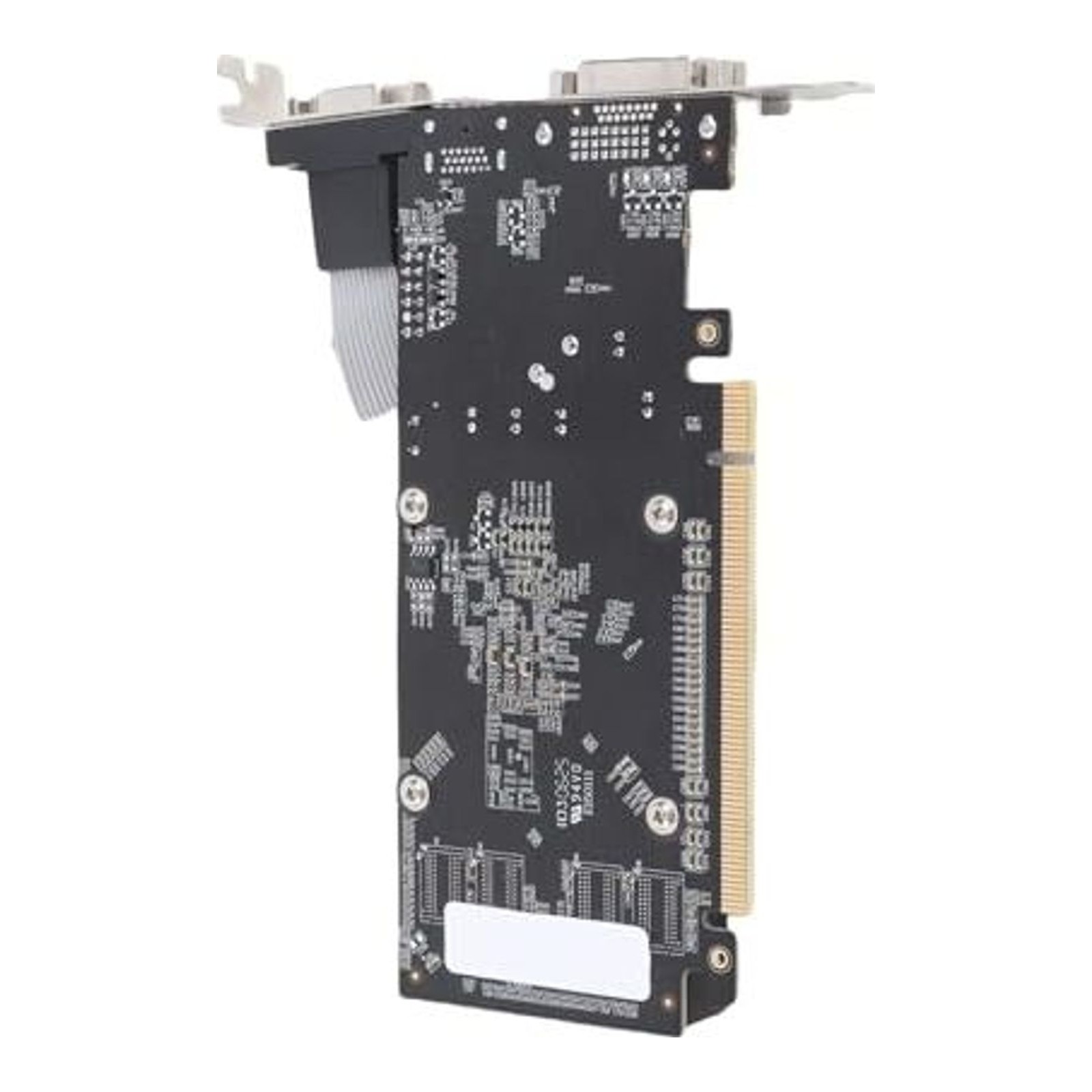 Goshyda GT710 Graphics Card, 2GB DDR3 64BIT Gaming Graphics Card, 700MHz 1200MHz, PCI Express 2.0 16X Slot, HDMI DVI VGA, with Independent Cooling Fan